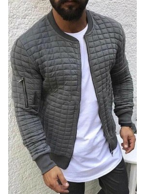 Men's Stand Collar Winter Warm Casual Coat Jacket